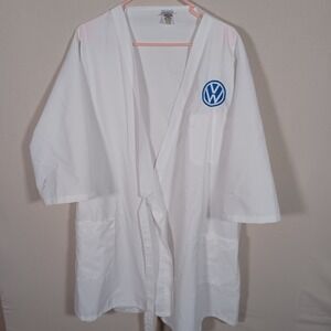 Volkswagen Vintage Mechanic Dealer Service Shop Tech Lab Coat‎ Red Kap